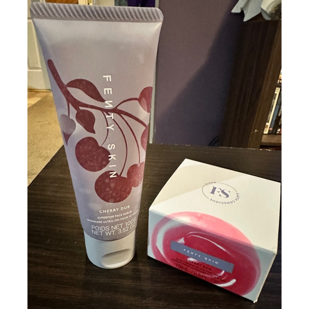 Fenty Skin Cherry Dub Face Scrub & AHA mask